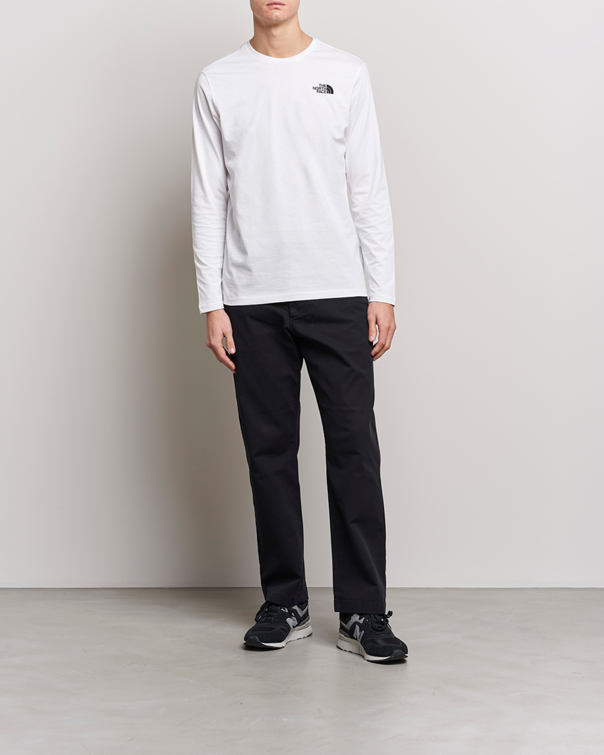 Hombres | Camisetas | The North Face | Long Sleeve Easy T-Shirt White