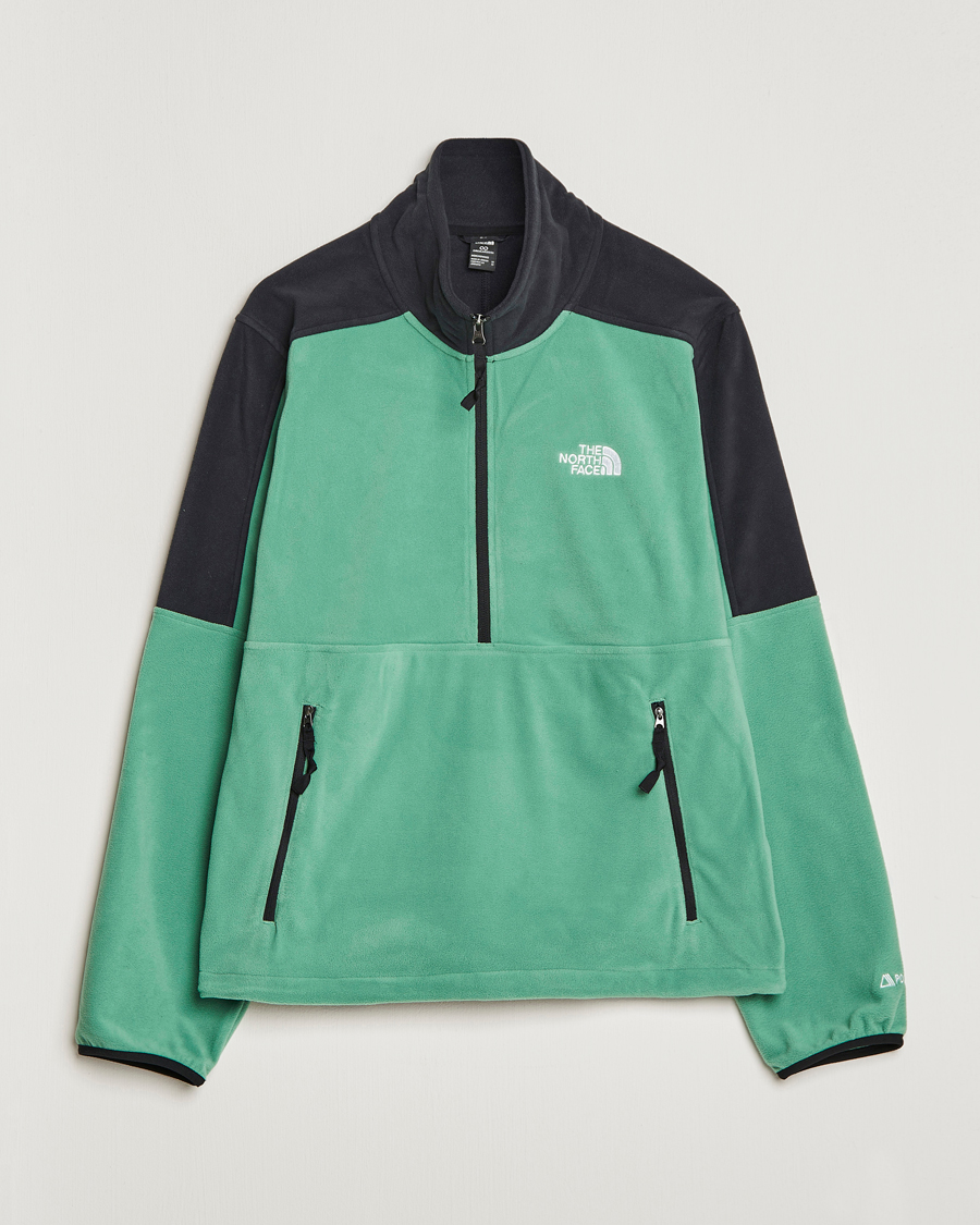 Hombres | Jerséis y prendas de punto | The North Face | Polartec Fleece Half Zip Deep Grass Green