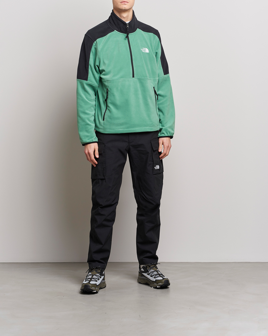 Hombres | Jerséis y prendas de punto | The North Face | Polartec Fleece Half Zip Deep Grass Green