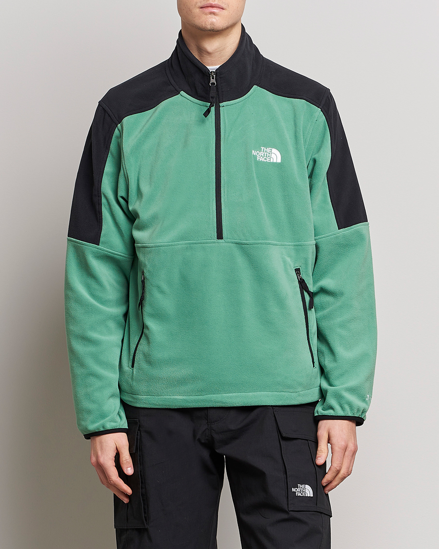 Hombres | Jerséis y prendas de punto | The North Face | Polartec Fleece Half Zip Deep Grass Green