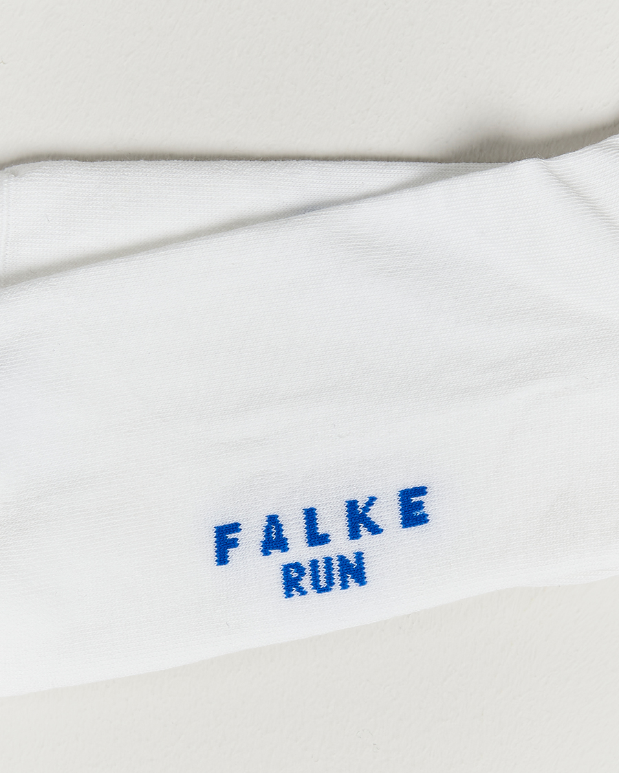 Hombres |  | Falke | Run Cushioned Sport Sock White