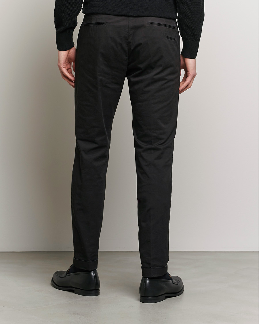 Hombres | Pantalones | Briglia 1949 | Slim Fit Cotton Chinos Black