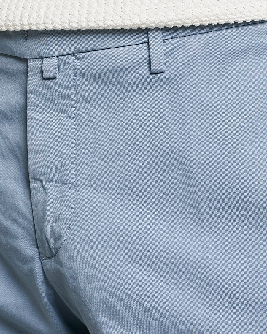Hombres | Pantalones | Briglia 1949 | Slim Fit Cotton Chinos Light Blue