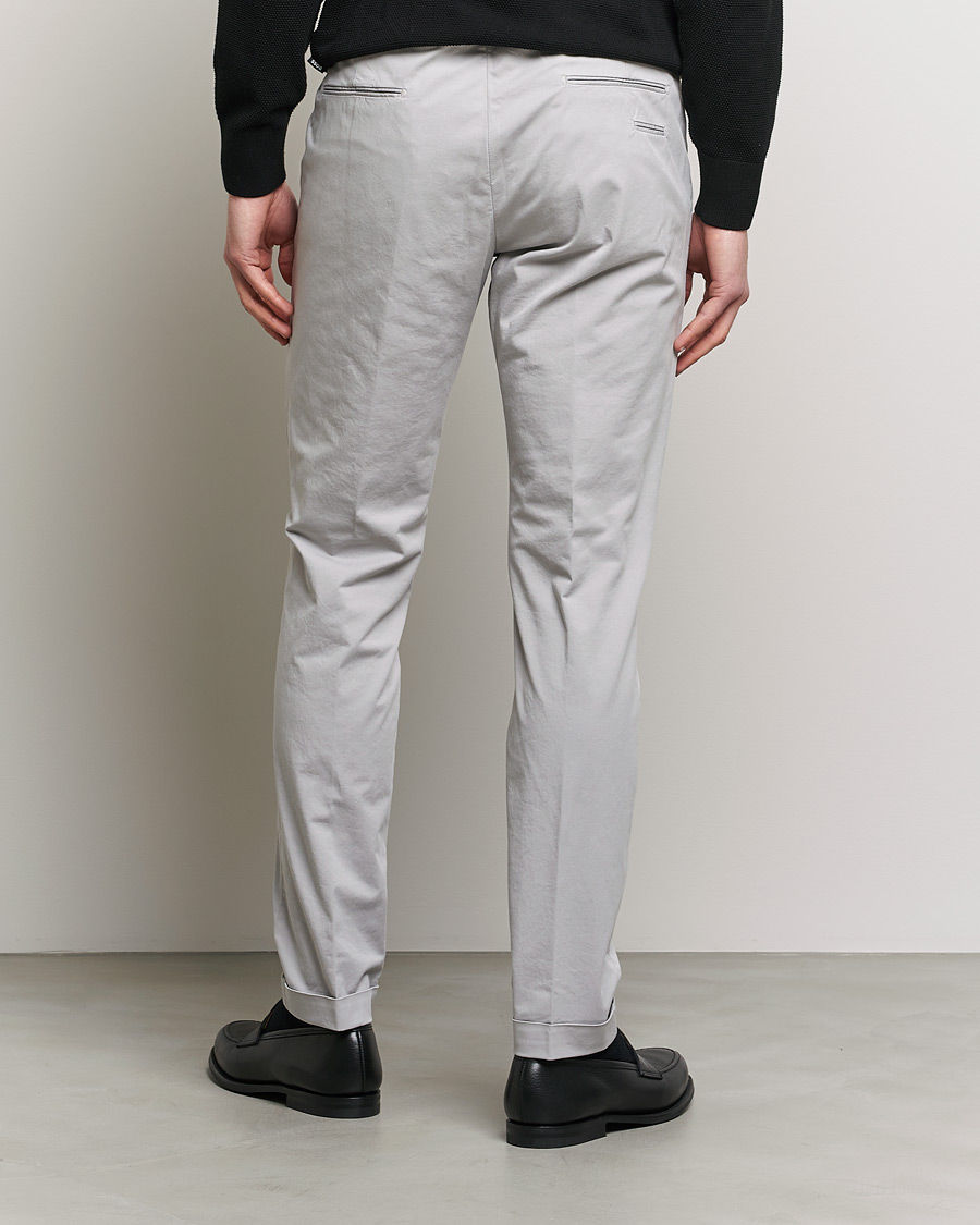 Hombres | Pantalones | Briglia 1949 | Slim Fit Cotton Chinos Grey