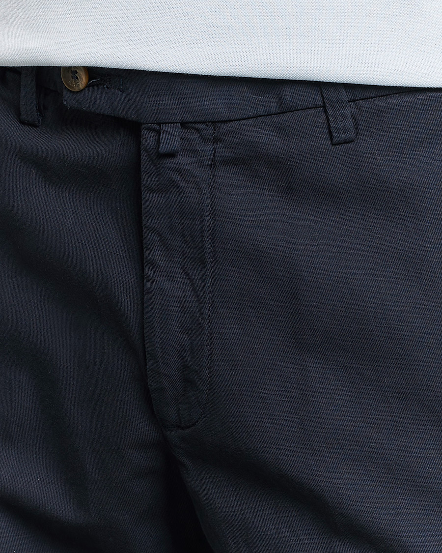 Hombres | Pantalones cortos | Briglia 1949 | Linen/Cotton Shorts Navy