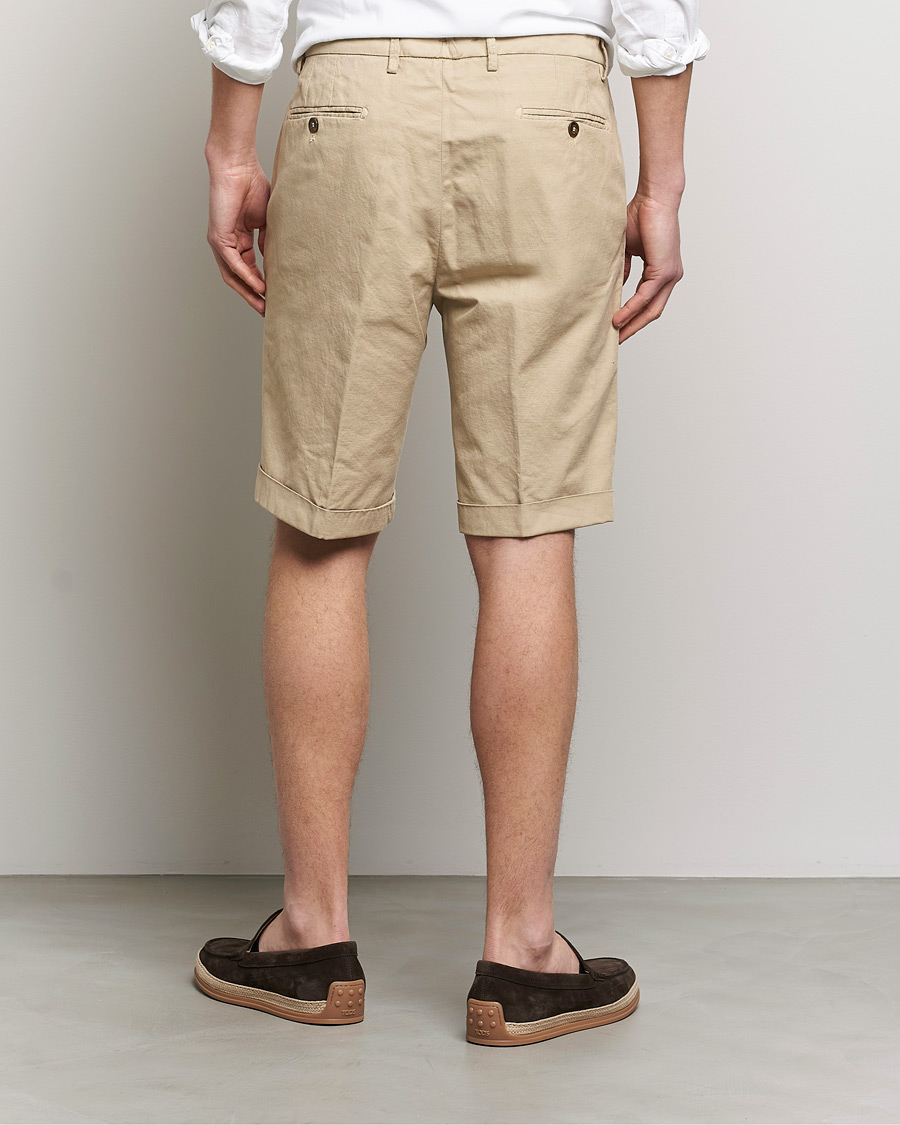 Hombres | Pantalones cortos | Briglia 1949 | Linen/Cotton Shorts Beige