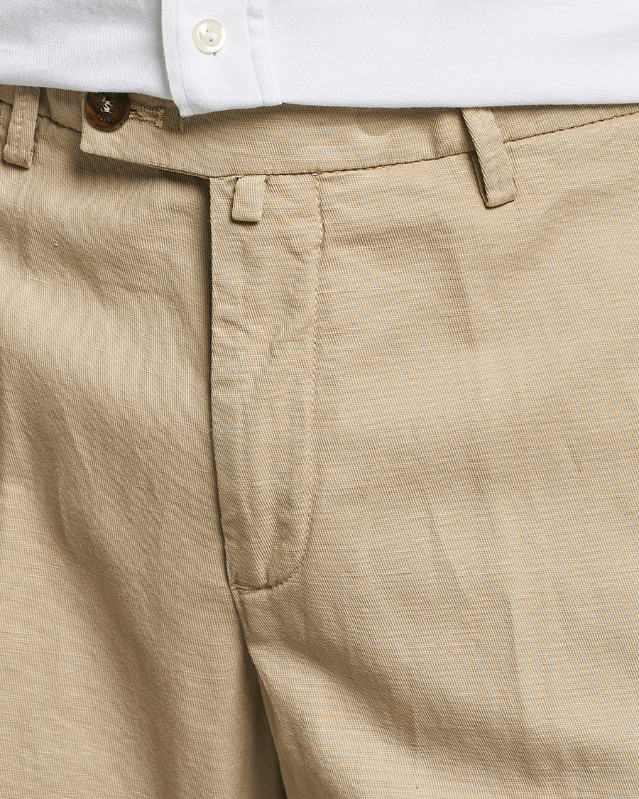 Hombres | Pantalones cortos | Briglia 1949 | Linen/Cotton Shorts Beige