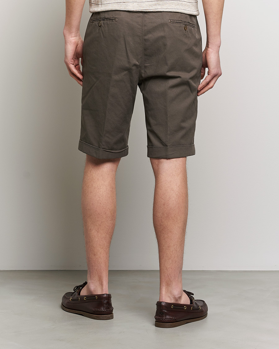 Hombres | Pantalones cortos | Briglia 1949 | Linen/Cotton Shorts Brown