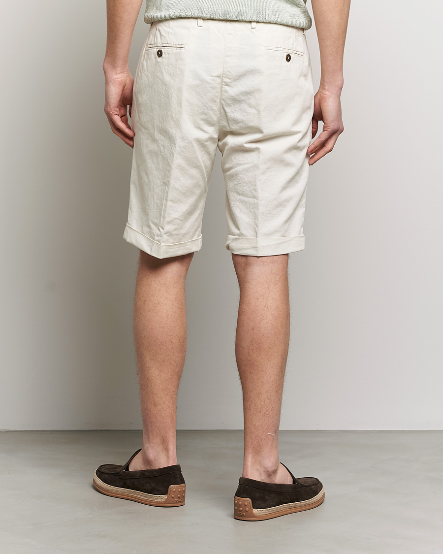 Hombres | Pantalones cortos | Briglia 1949 | Linen/Cotton Shorts Cream