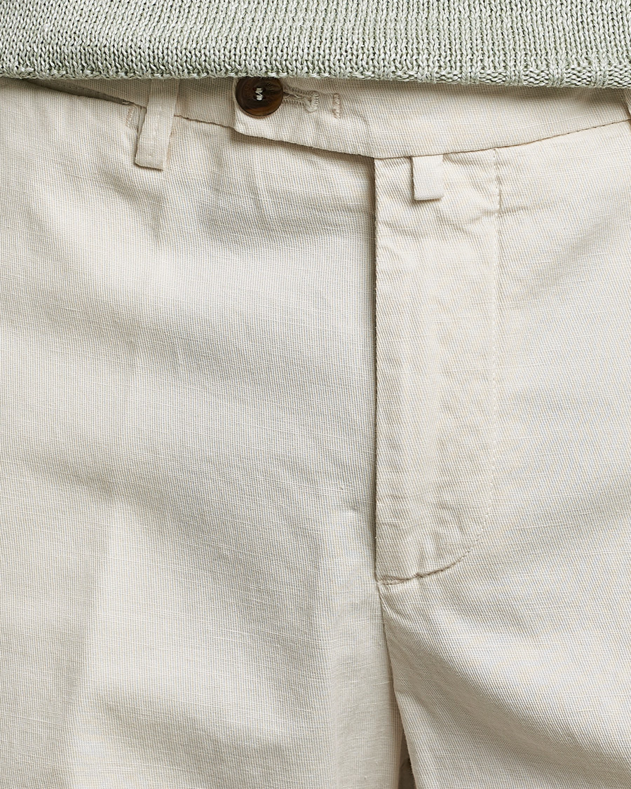 Hombres | Pantalones cortos | Briglia 1949 | Linen/Cotton Shorts Cream