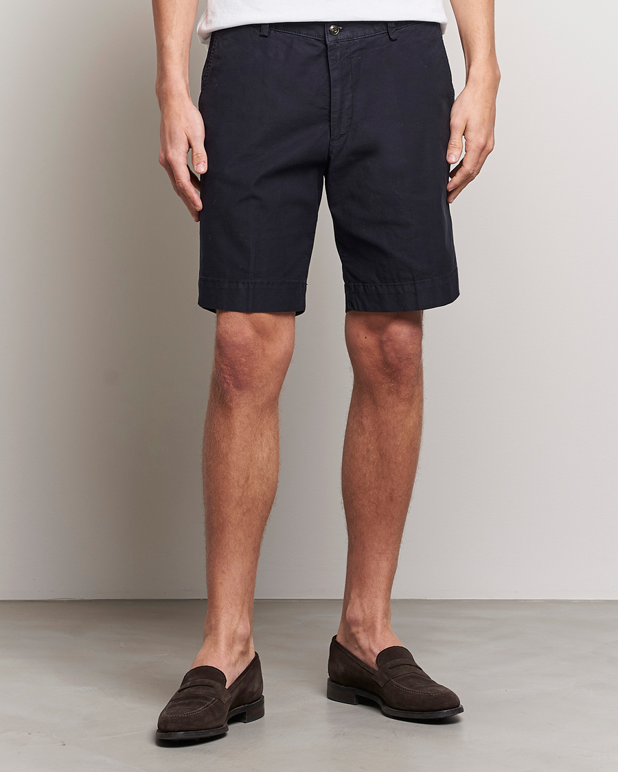 Hombres | Pantalones cortos | Briglia 1949 | Upcycled Cotton Shorts Navy