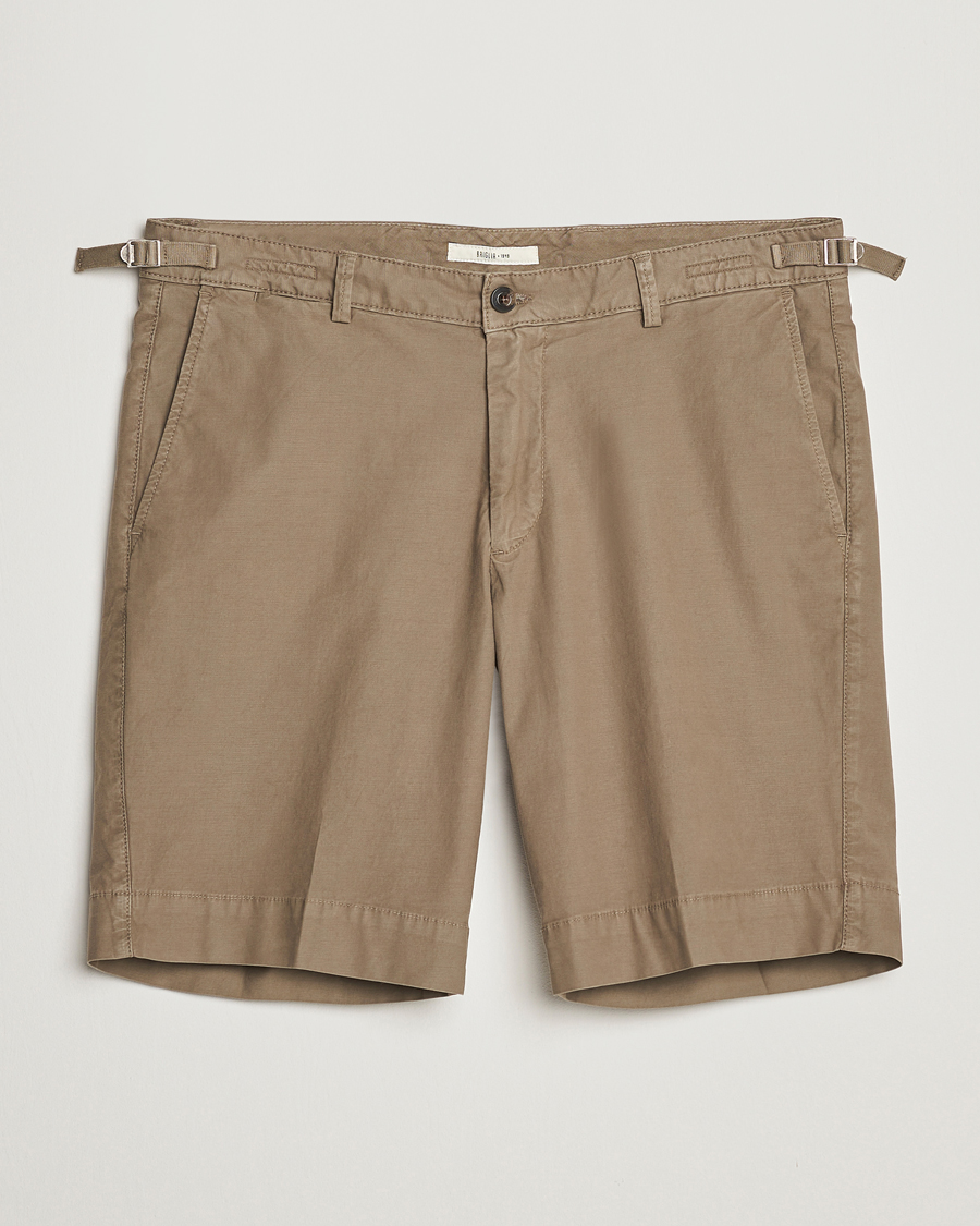 Hombres | Pantalones cortos | Briglia 1949 | Upcycled Cotton Shorts Olive