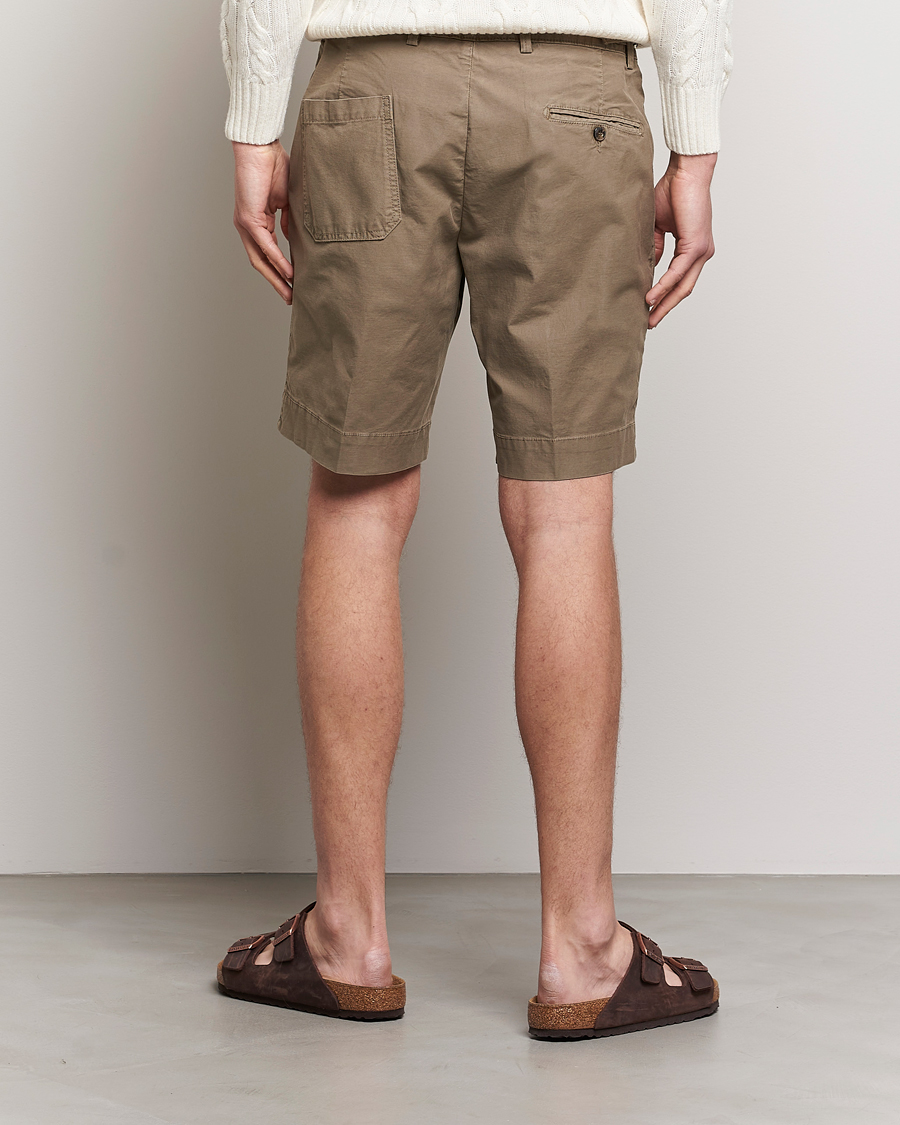 Hombres | Pantalones cortos | Briglia 1949 | Upcycled Cotton Shorts Olive
