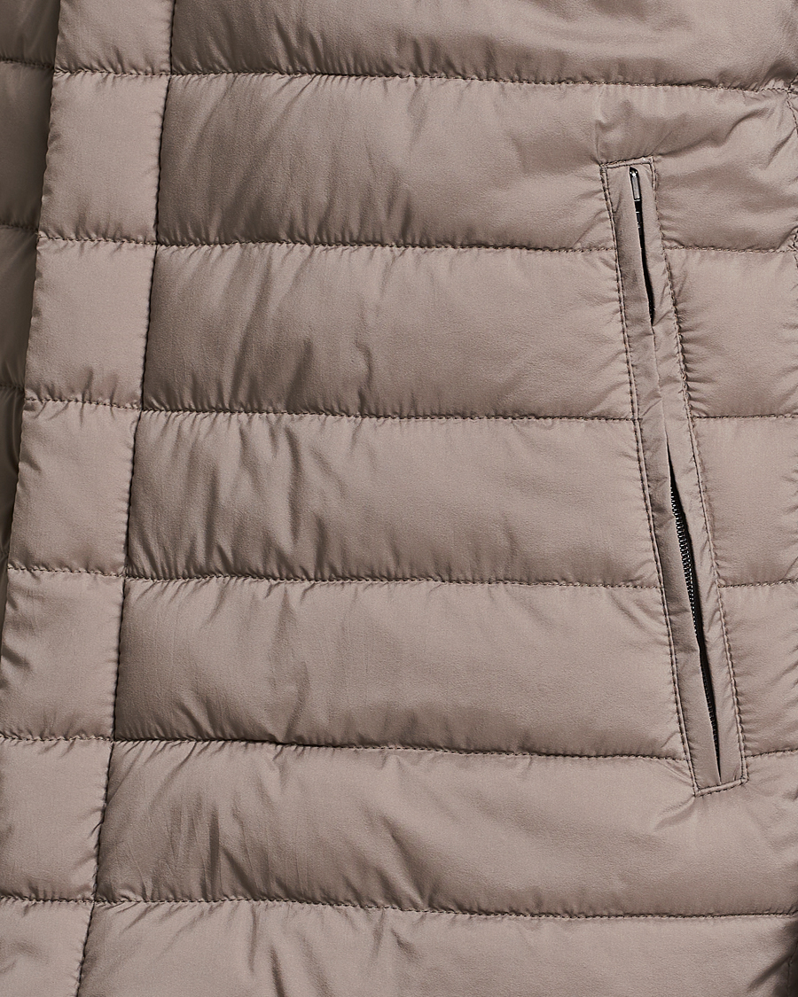 Hombres | Abrigos y chaquetas | Herno | Nuage Matt Nylon Vest Taupe