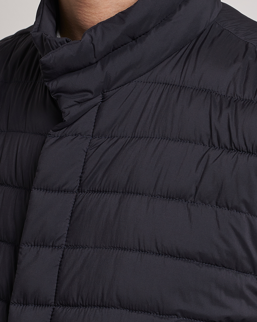 Hombres | Chalecos | Herno | Nuage Matt Nylon Vest Midnight