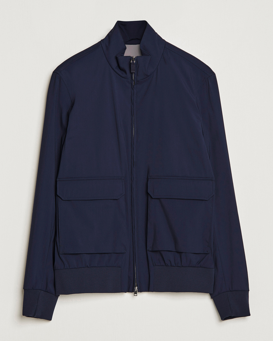 Hombres | Abrigos y chaquetas | Herno | Loro Piana Harrington Jacket Navy