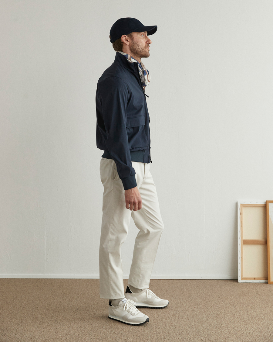 Hombres | Abrigos y chaquetas | Herno | Loro Piana Harrington Jacket Navy