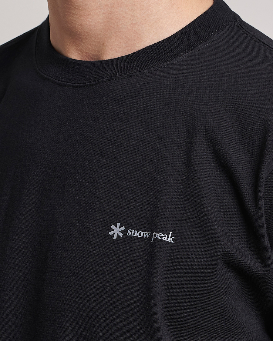 Hombres | Camisetas | Snow Peak | Organic Cotton Logo T-Shirt Black