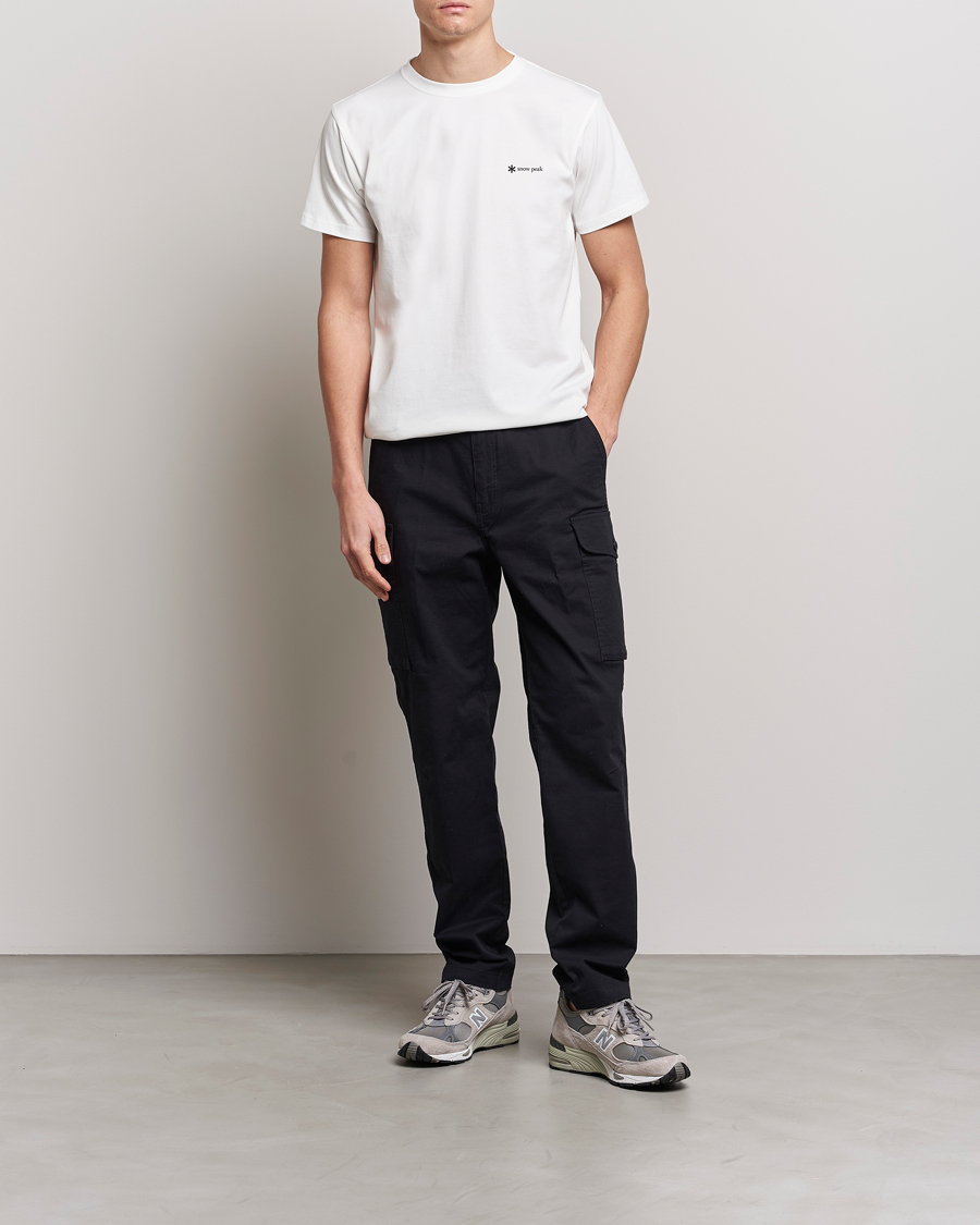 Hombres | Camisetas | Snow Peak | Organic Cotton Logo T-Shirt White