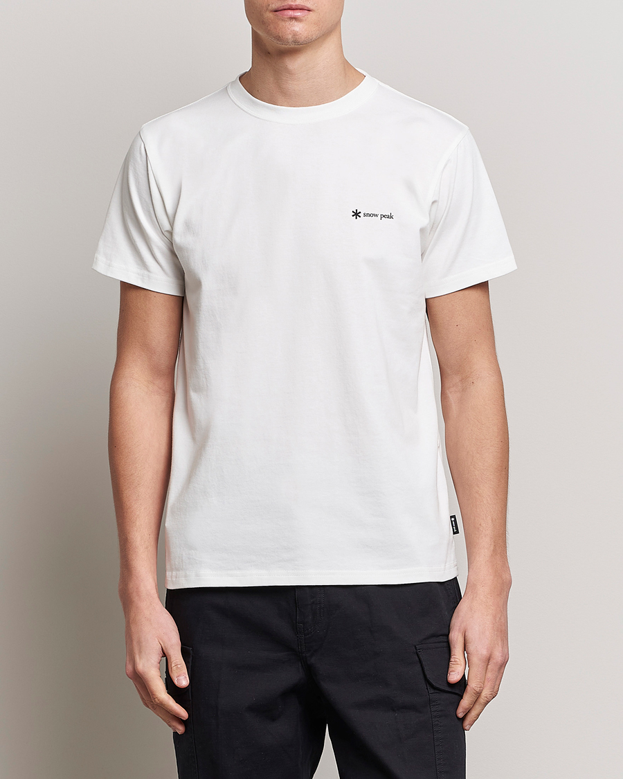 Hombres | Camisetas | Snow Peak | Organic Cotton Logo T-Shirt White