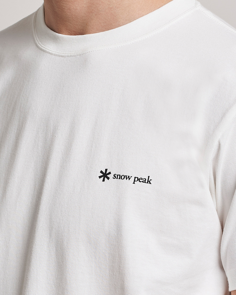 Hombres | Camisetas | Snow Peak | Organic Cotton Logo T-Shirt White