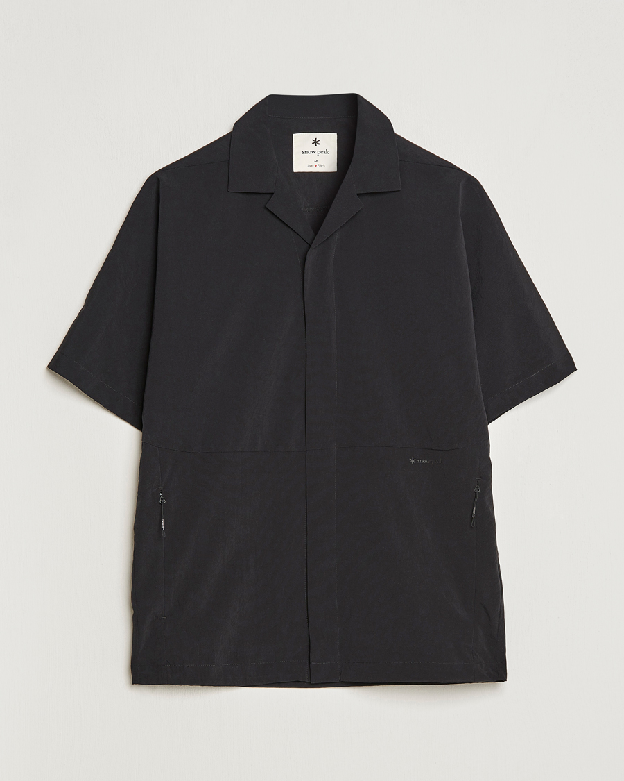 Hombres | Camisas | Snow Peak | Breathable Quick Dry Shirt Black