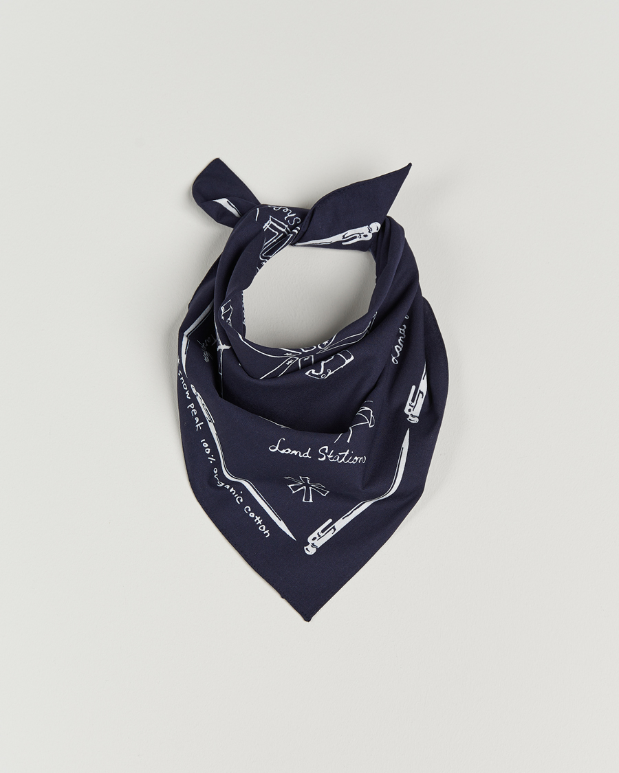 Hombres | Snow Peak OG Cotton Noaspbi Bandana Navy | Snow Peak | OG Cotton Noaspbi Bandana Navy