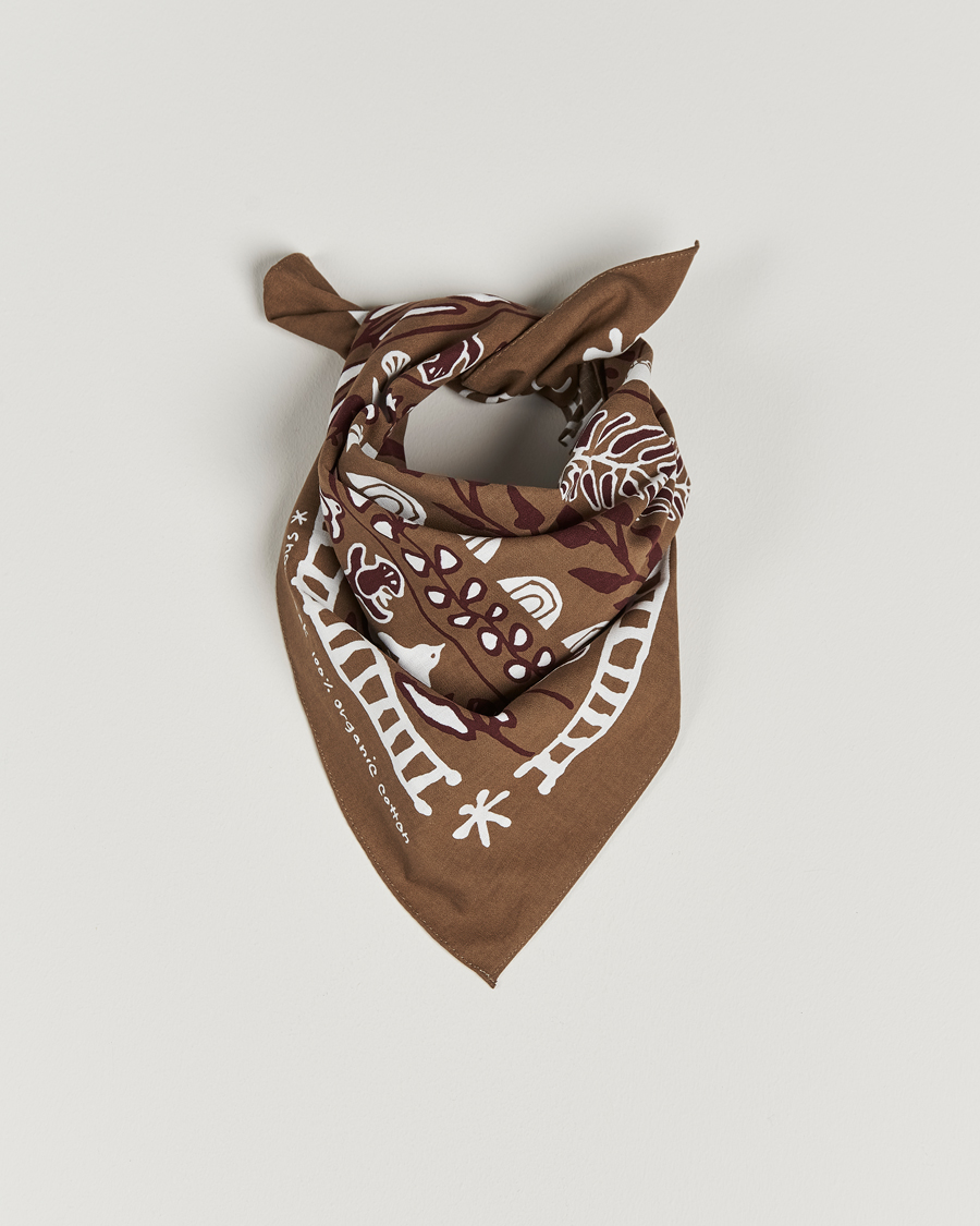 Hombres | Snow Peak OG Cotton Nordic Bandana Brown | Snow Peak | OG Cotton Nordic Bandana Brown