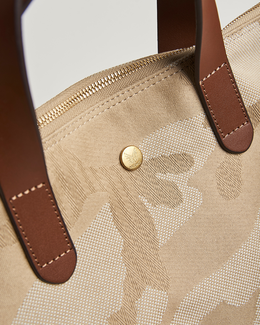 Hombres | Mismo M/S Canvas Shopper Shades of Dune/Cuoio | Mismo | M/S Canvas Shopper Shades of Dune/Cuoio