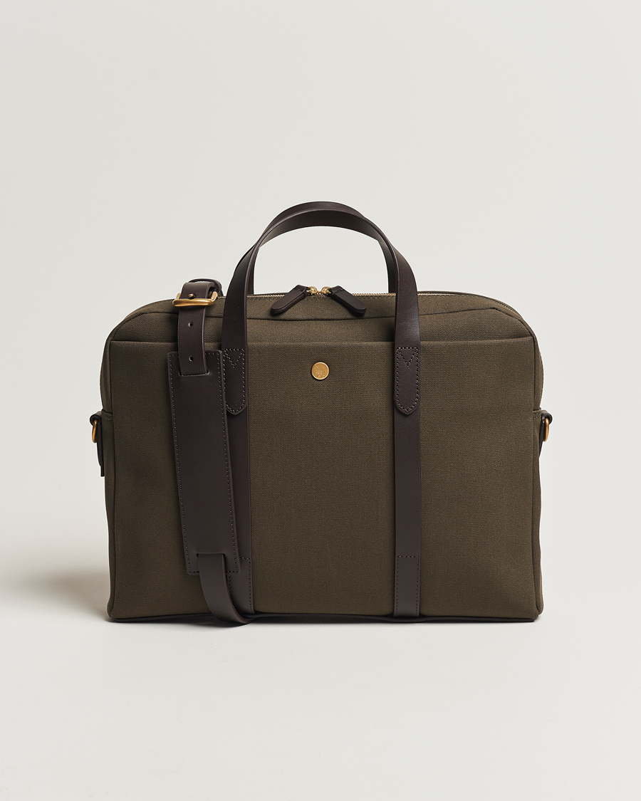 Hombres | Bolsos | Mismo | M/S Aspire Briefcase Army/Dark Brown