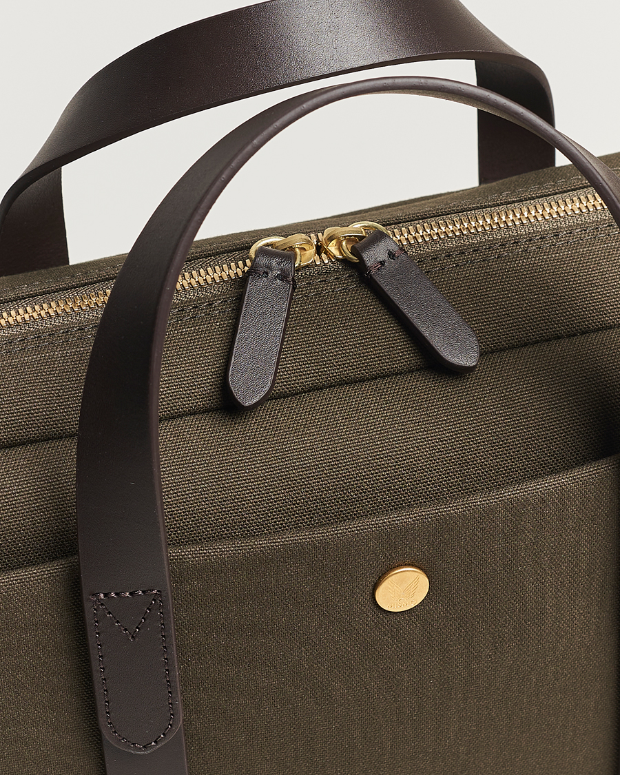 Hombres | Bolsos | Mismo | M/S Aspire Briefcase Army/Dark Brown
