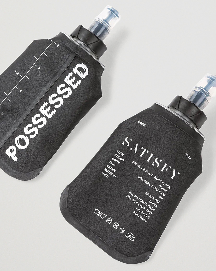 Hombres | Satisfy Justice Hydration Belt Black | Satisfy | Justice Hydration Belt Black
