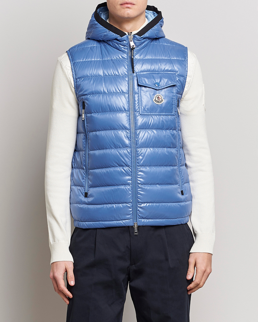 Hombres | Chalecos | Moncler | Ragot Down Vest Light Blue
