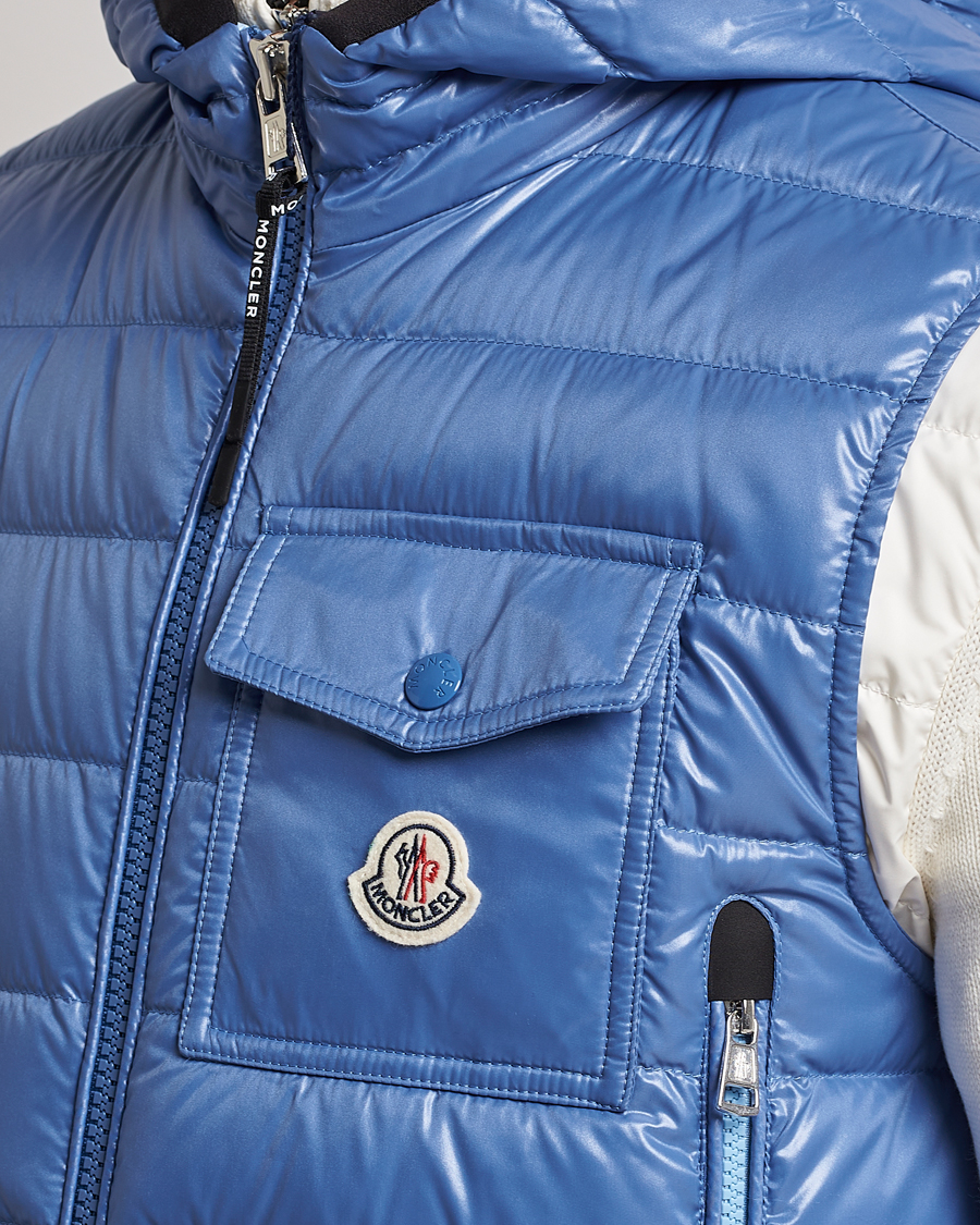 Hombres | Chalecos | Moncler | Ragot Down Vest Light Blue