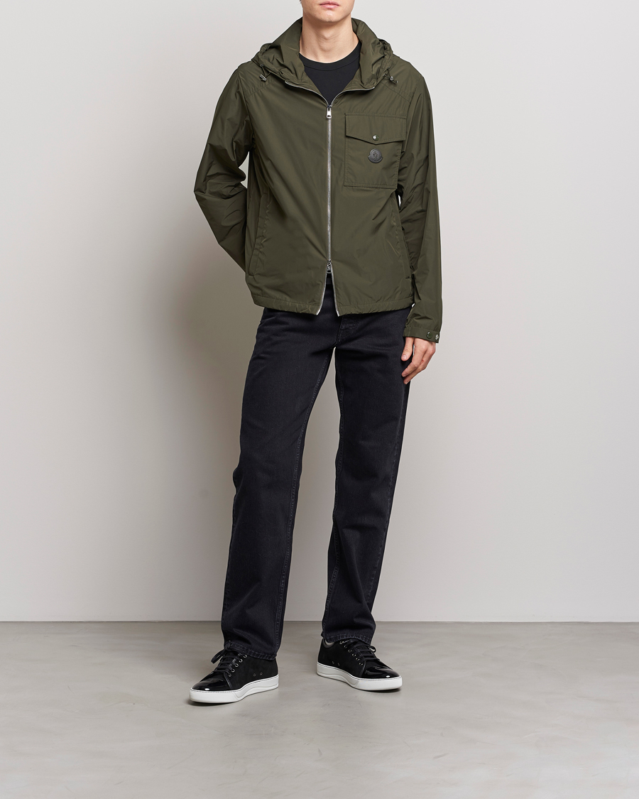 Hombres | Abrigos y chaquetas | Moncler | Fuyue Hooded Jacket Military Green