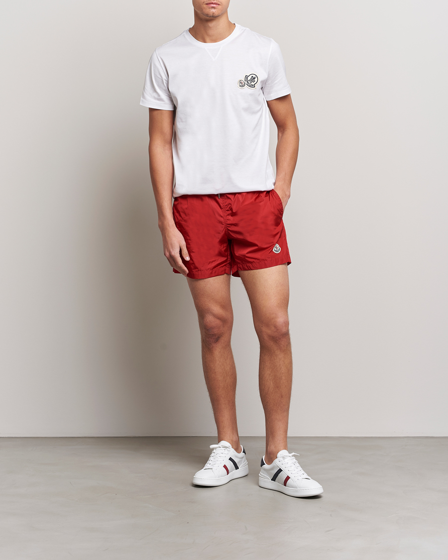 Hombres | Bañadores | Moncler | Nylon Swim Trunks Red