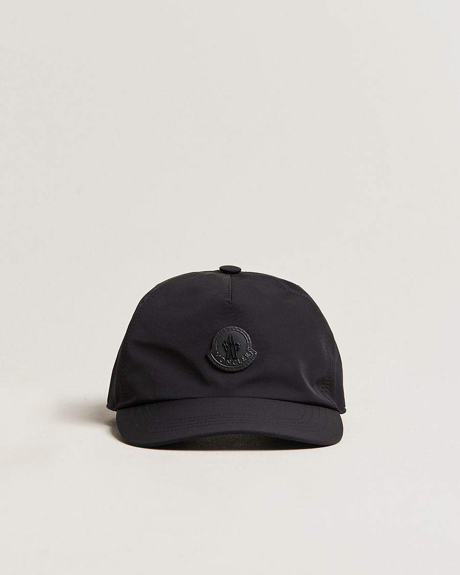 Hombres | Moncler Tonal Logo Baseball Cap Black | Moncler | Tonal Logo Baseball Cap Black