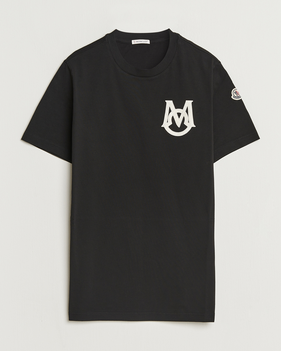 Hombres | Camisetas | Moncler | Embossed Logo T-Shirt Black