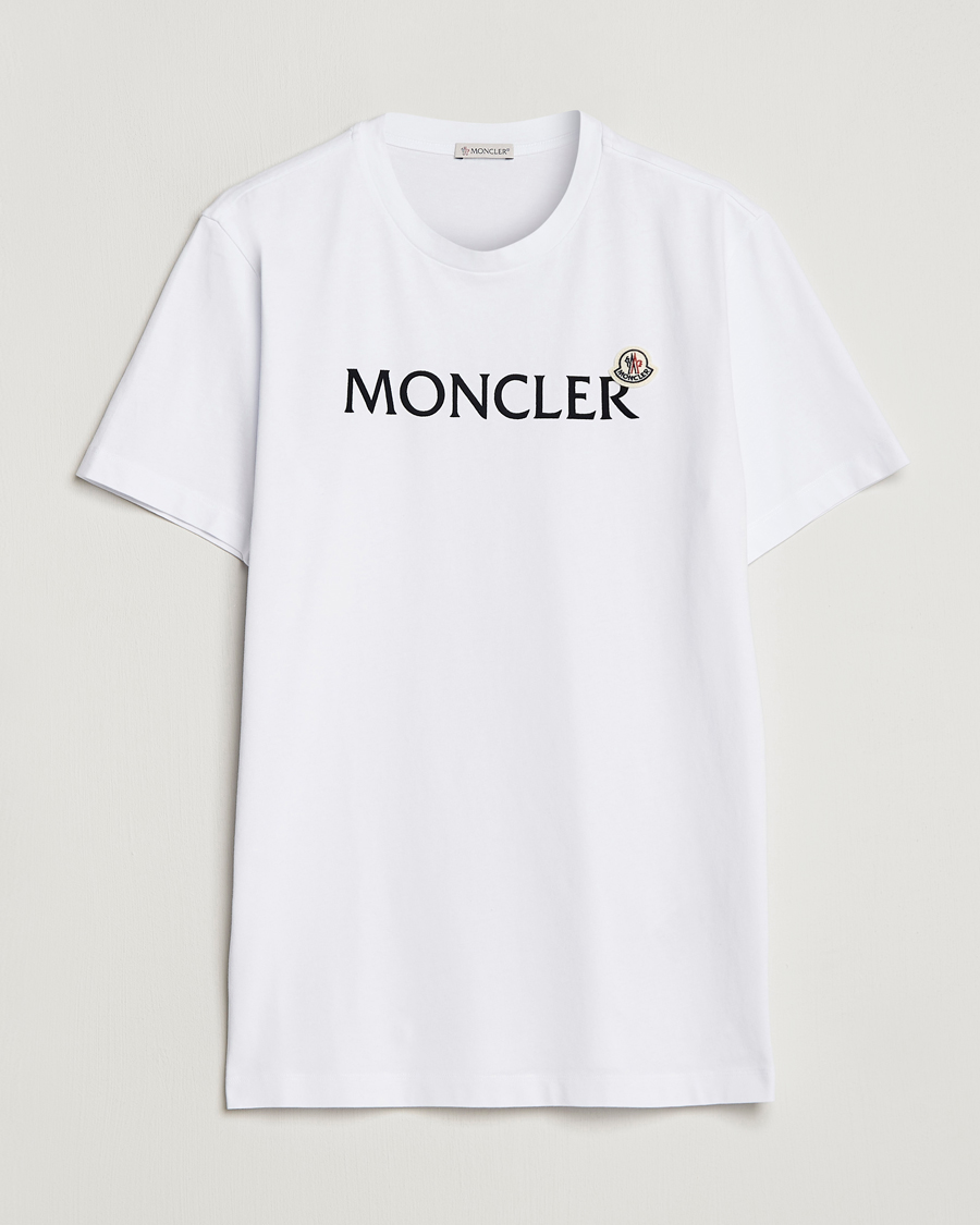 Hombres | Camisetas | Moncler | Lettering T-Shirt White