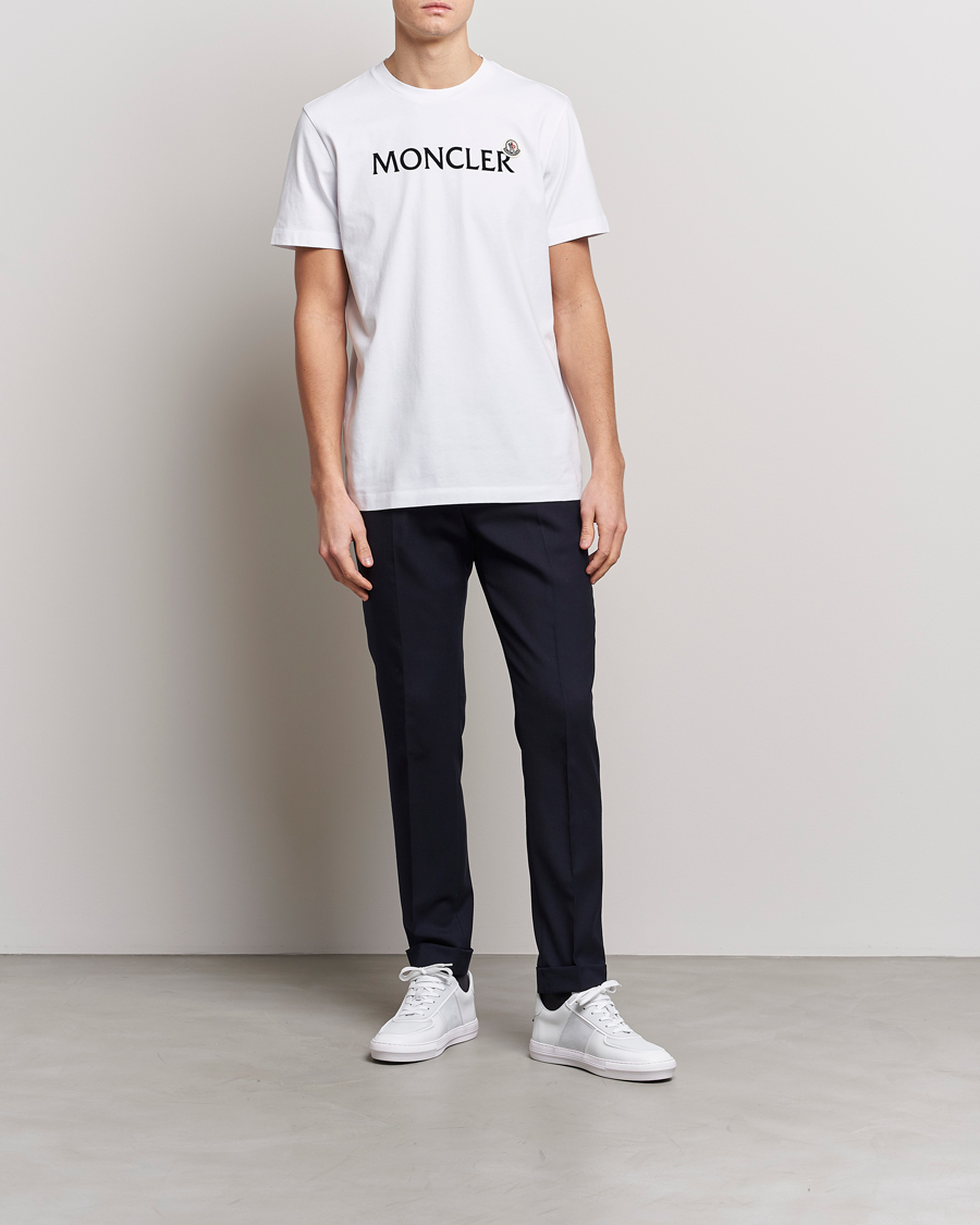 Hombres | Camisetas | Moncler | Lettering T-Shirt White