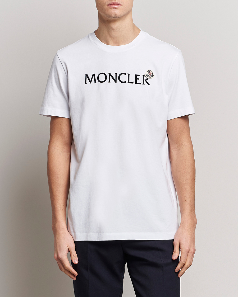 Hombres | Camisetas | Moncler | Lettering T-Shirt White