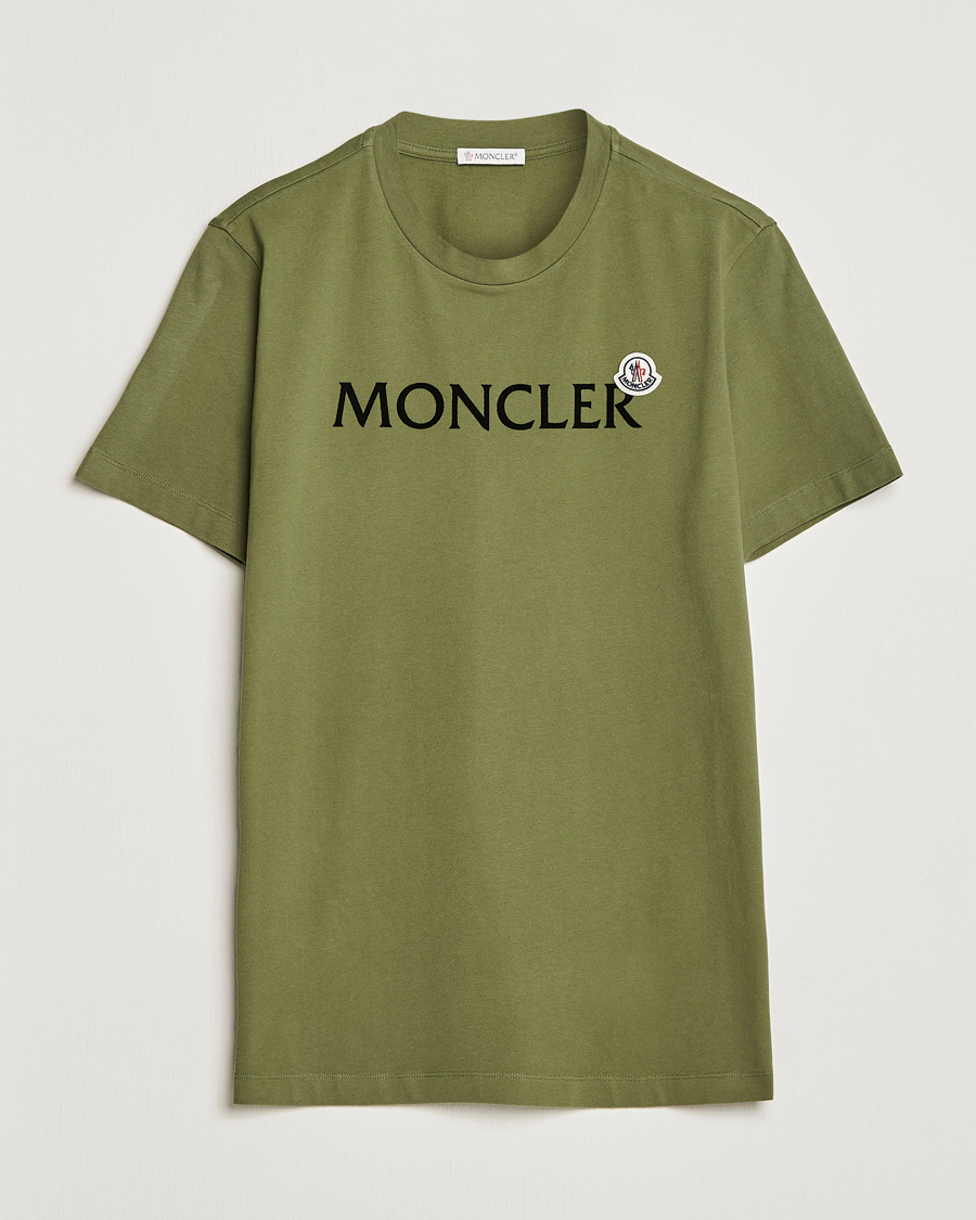Hombres | Camisetas | Moncler | Lettering T-Shirt Military Green