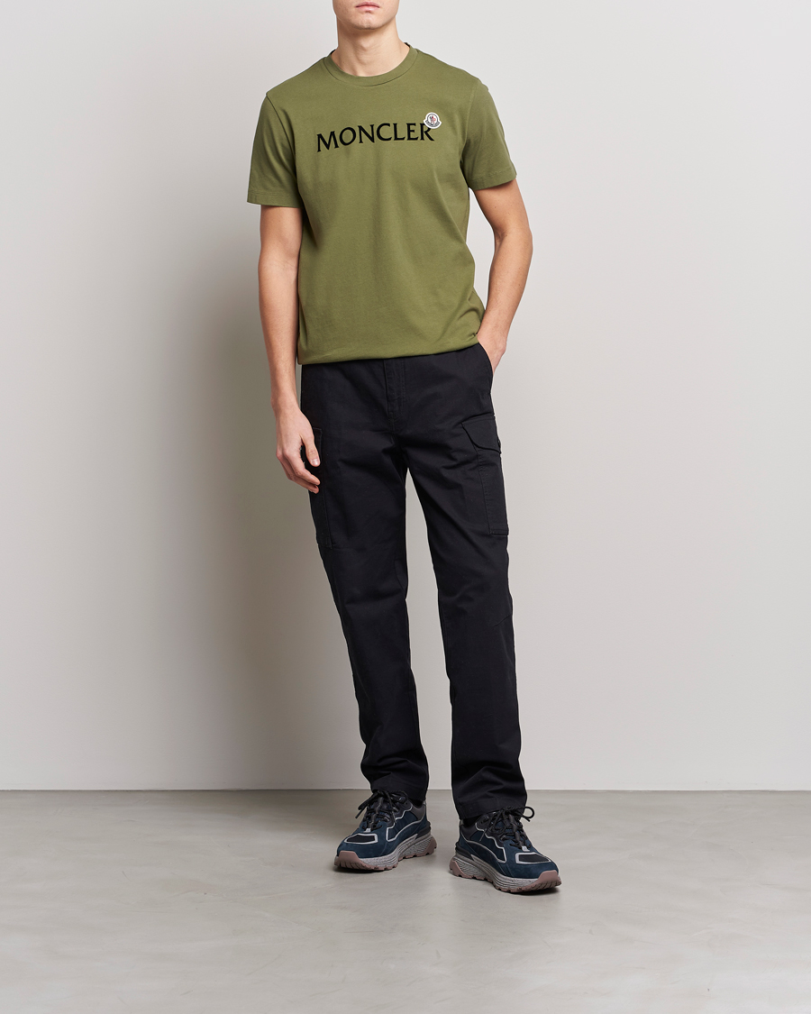 Hombres | Camisetas | Moncler | Lettering T-Shirt Military Green
