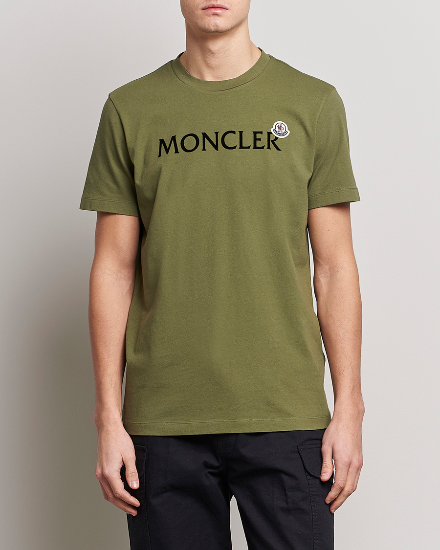 Hombres | Camisetas | Moncler | Lettering T-Shirt Military Green