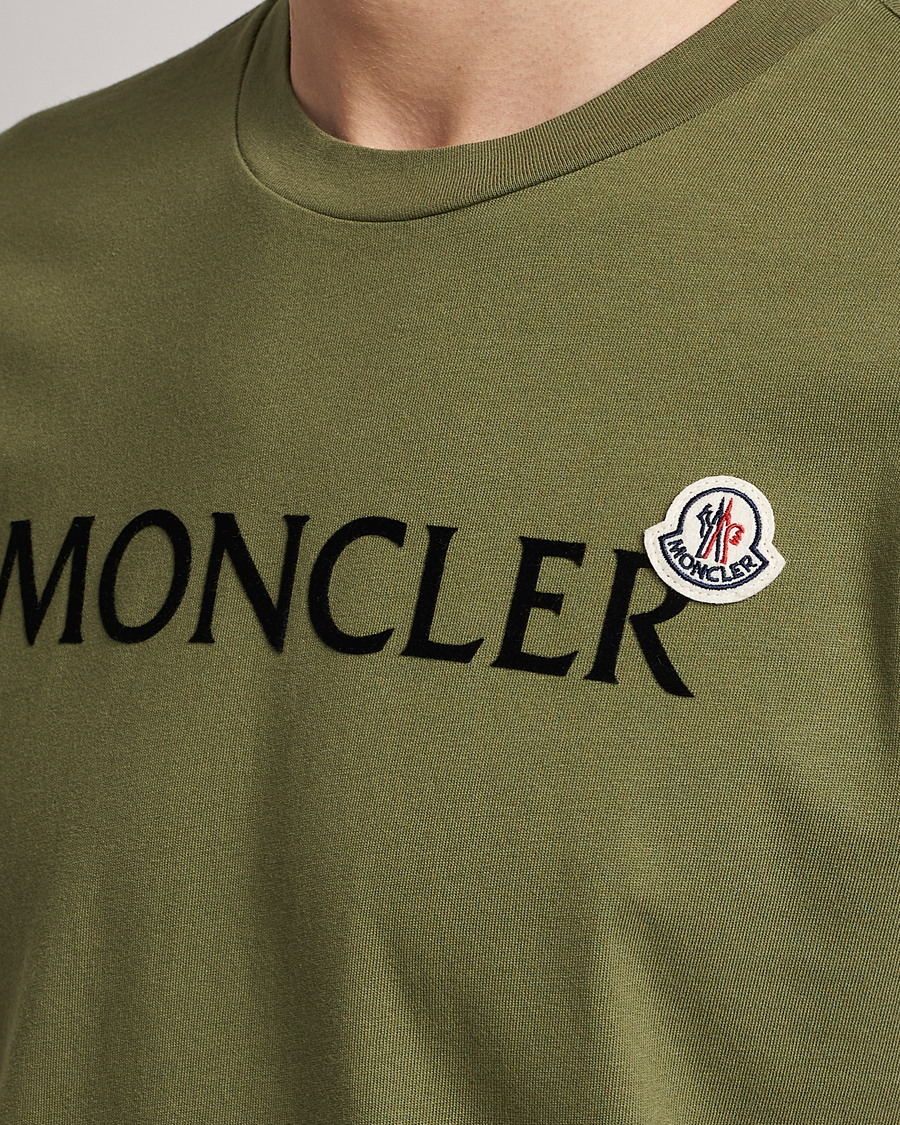 Hombres | Camisetas | Moncler | Lettering T-Shirt Military Green