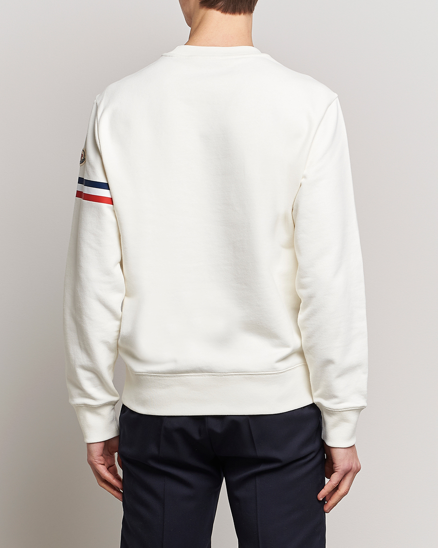 Hombres | Jerséis y prendas de punto | Moncler | Armband Logo Sweatshirt White