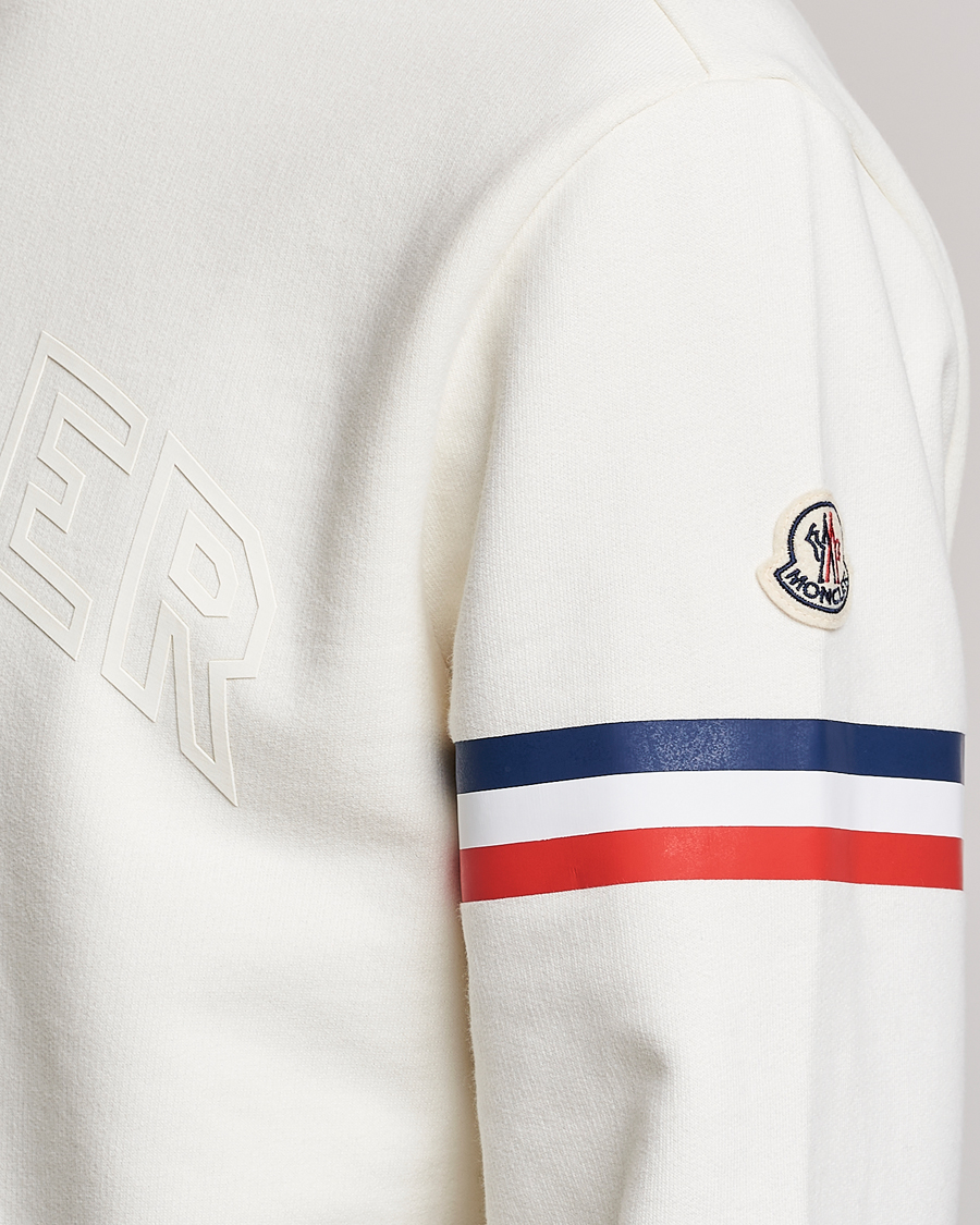 Hombres | Jerséis y prendas de punto | Moncler | Armband Logo Sweatshirt White