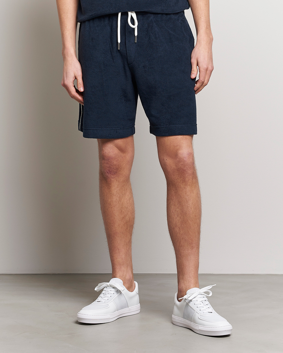Hombres | Pantalones cortos | Moncler | Sweat Shorts Navy