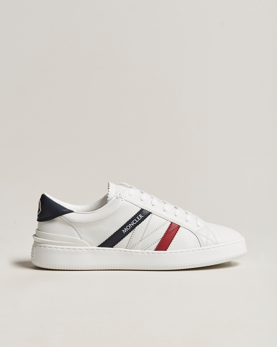 Hombres | Moncler Monaco Sneakers White | Moncler | Monaco Sneakers White