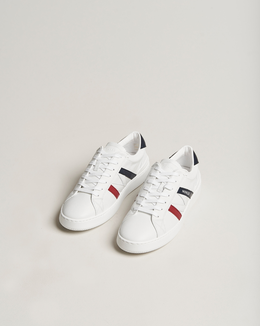 Hombres | Moncler Monaco Sneakers White | Moncler | Monaco Sneakers White